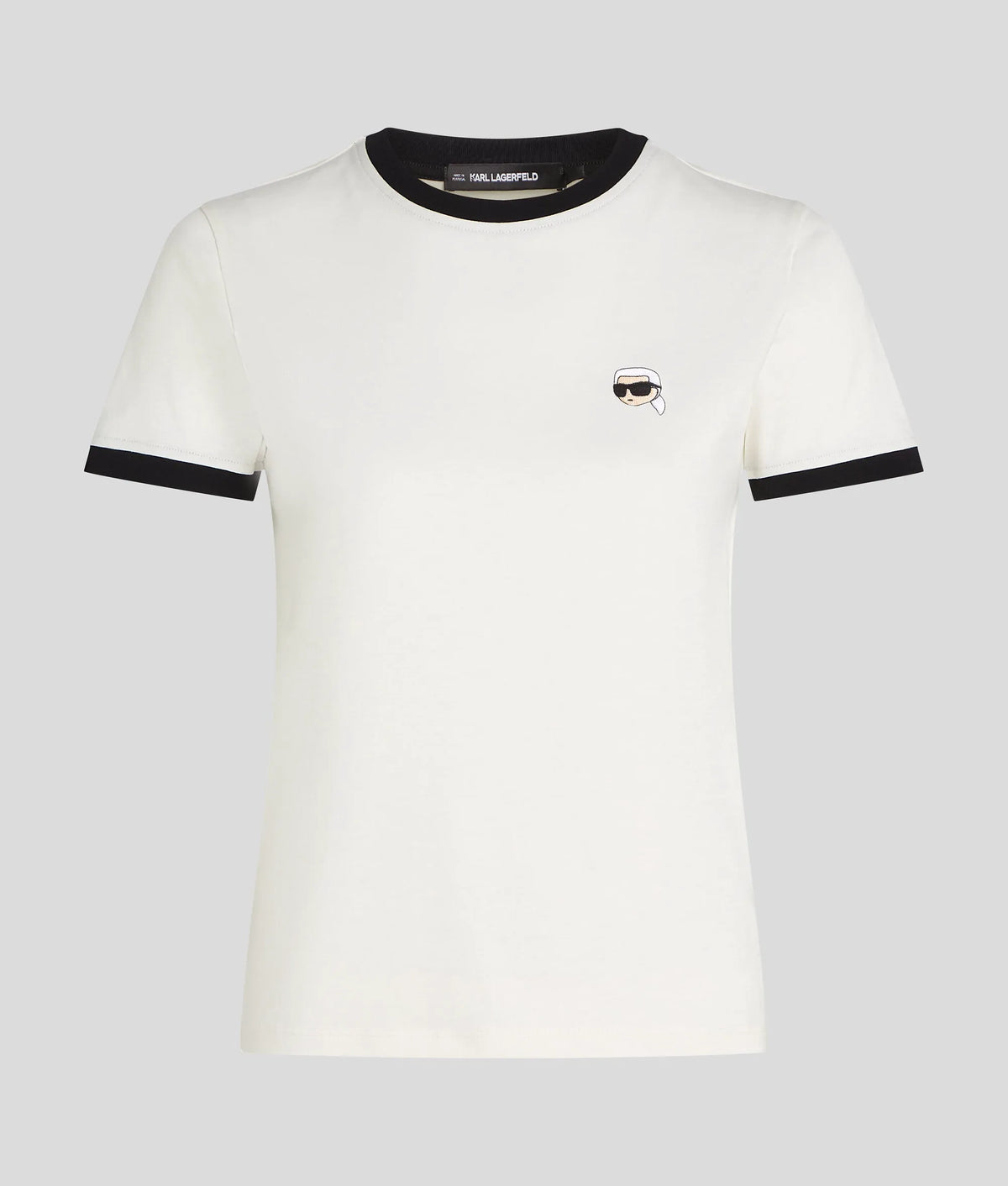 Ikon contrast piping T-shirt