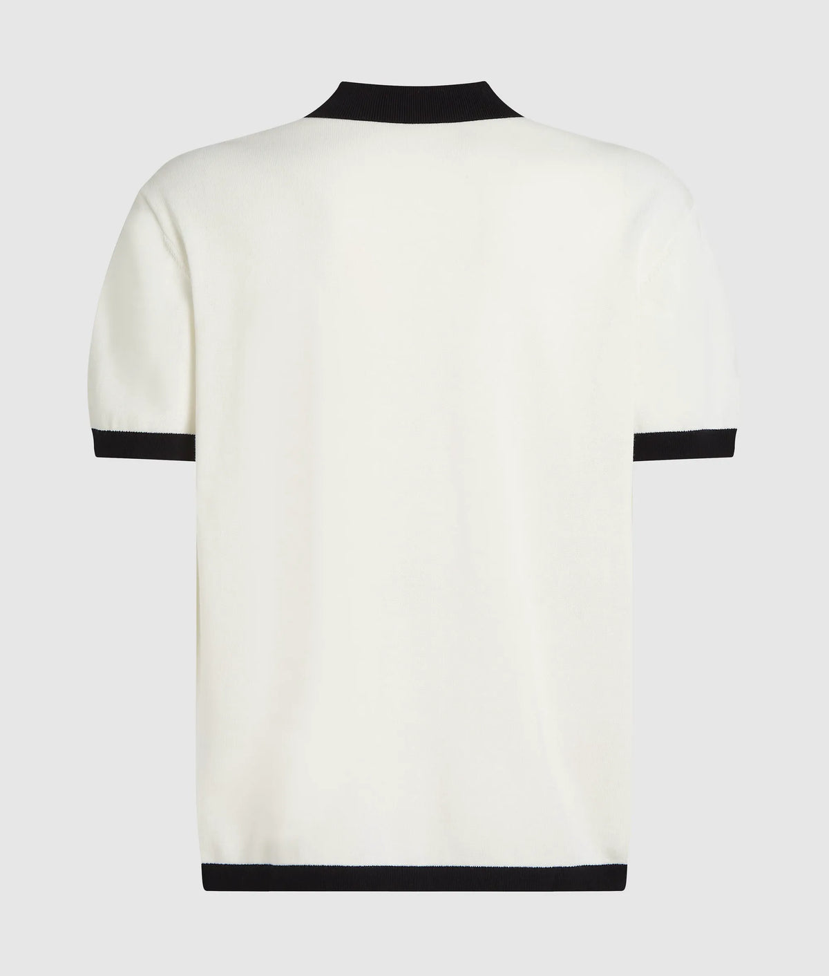 Monogram knitted polo shirt