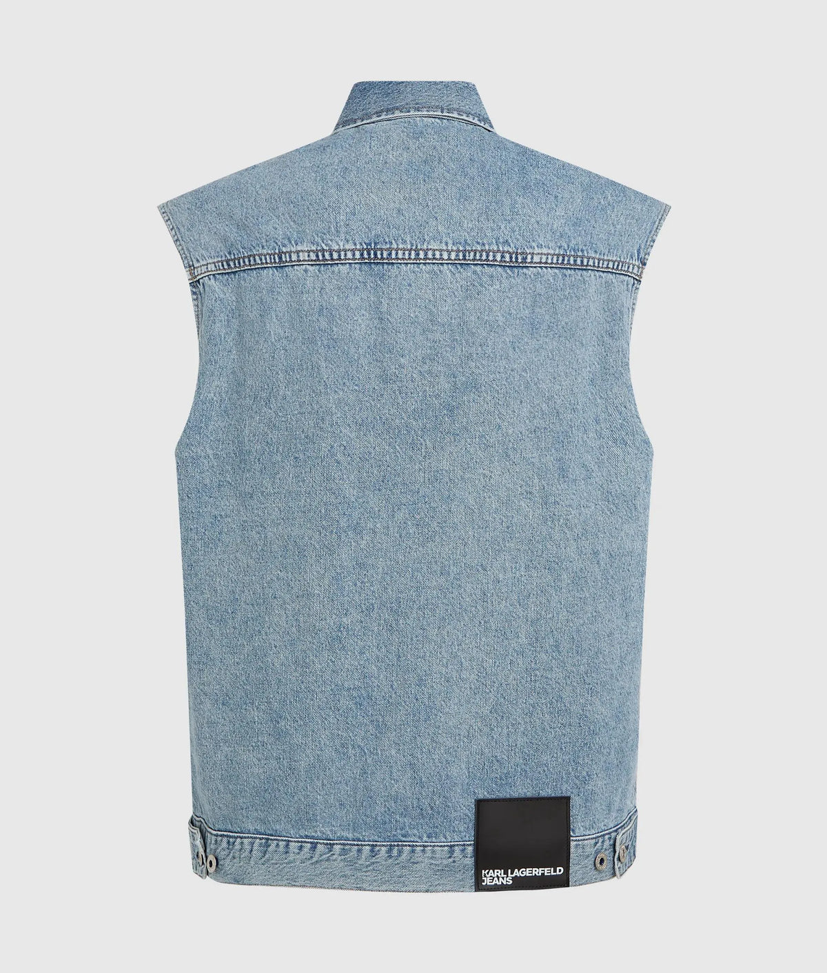 Relaxed denim vest