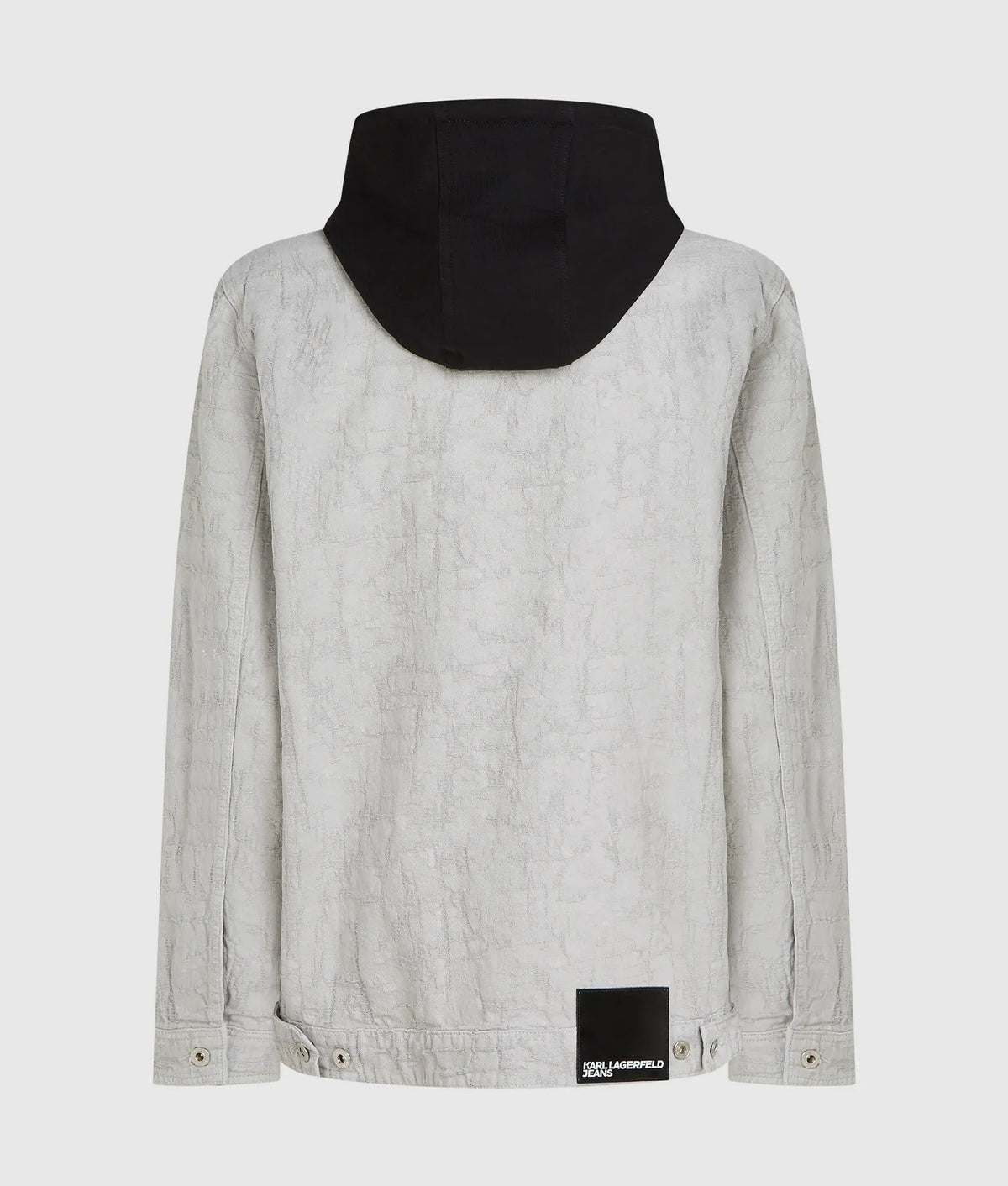Jacquard hooded jacket