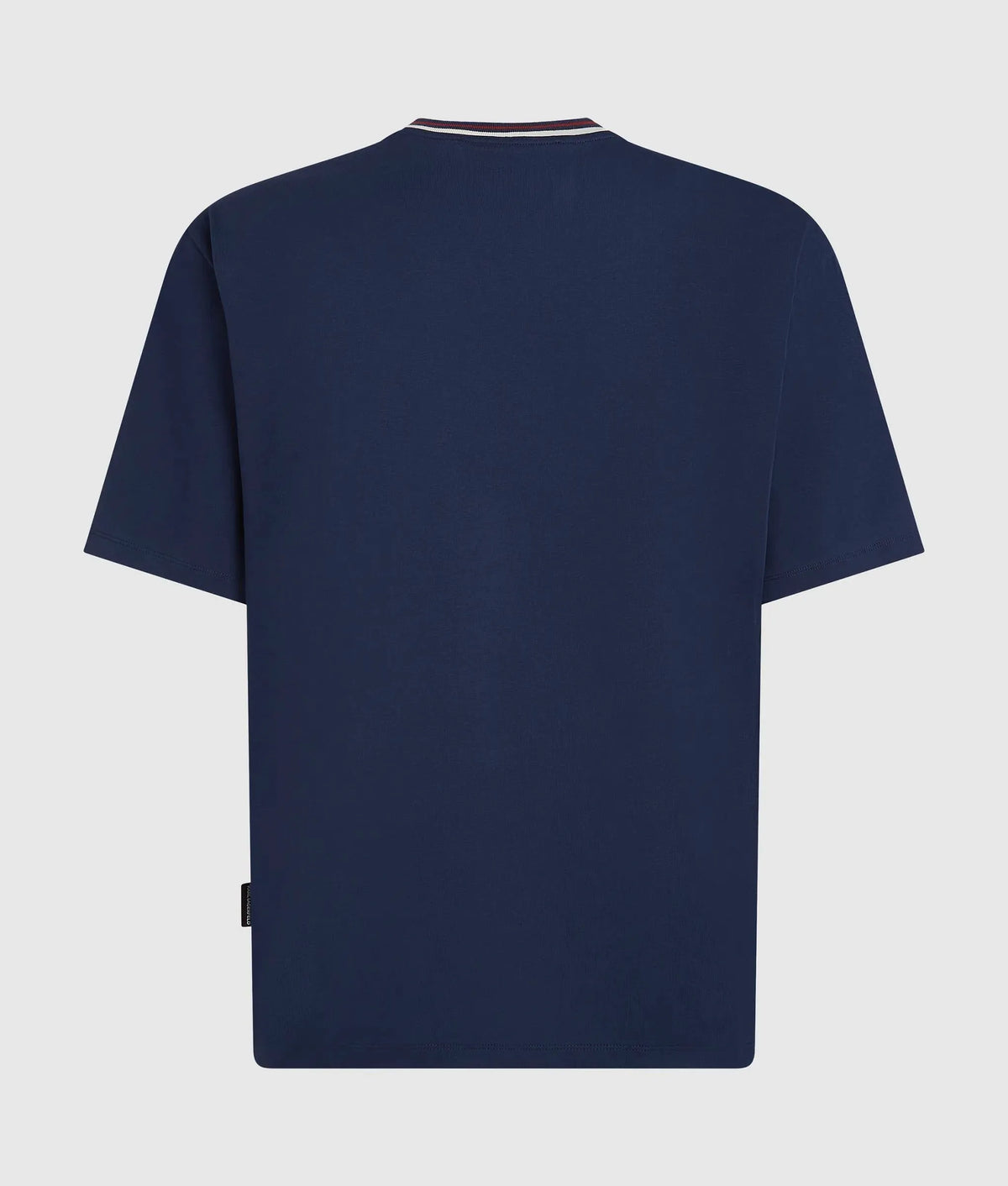 Ikon striped neck T-shirt