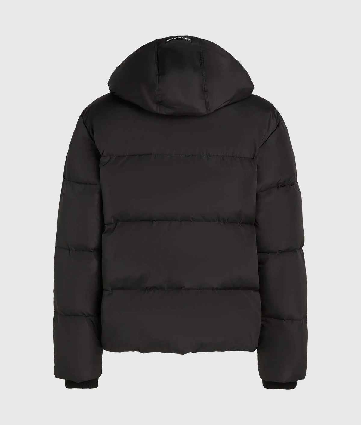 Short hooded puffer jacket