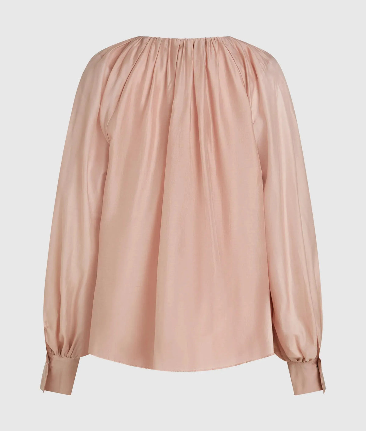 Gathered neck blouse