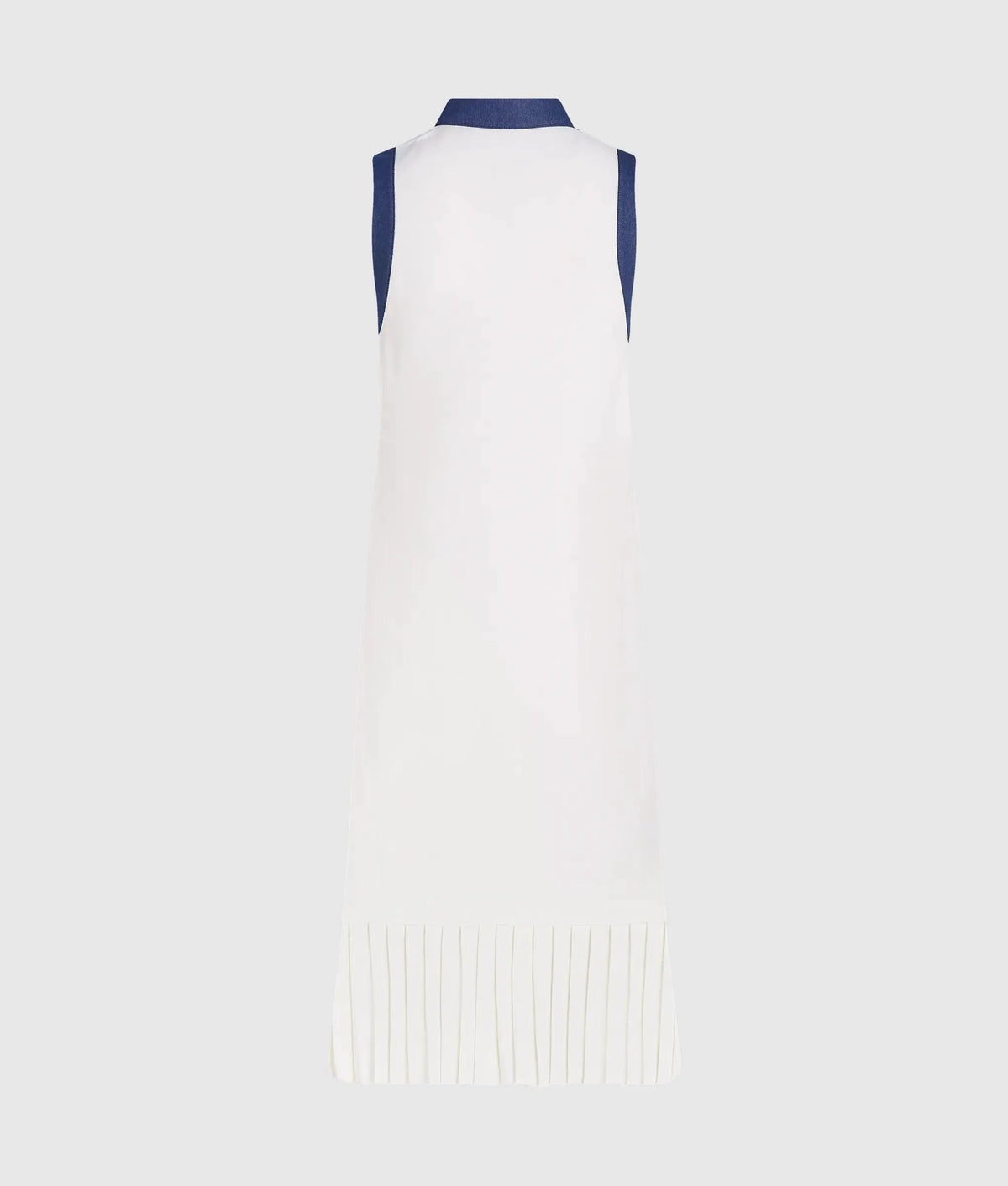 Ikon denim detail knit dress