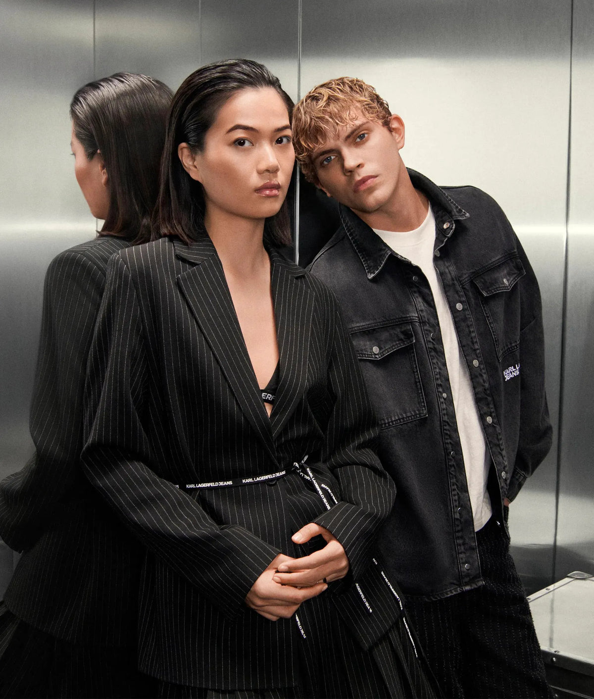 Pinstripe blazer