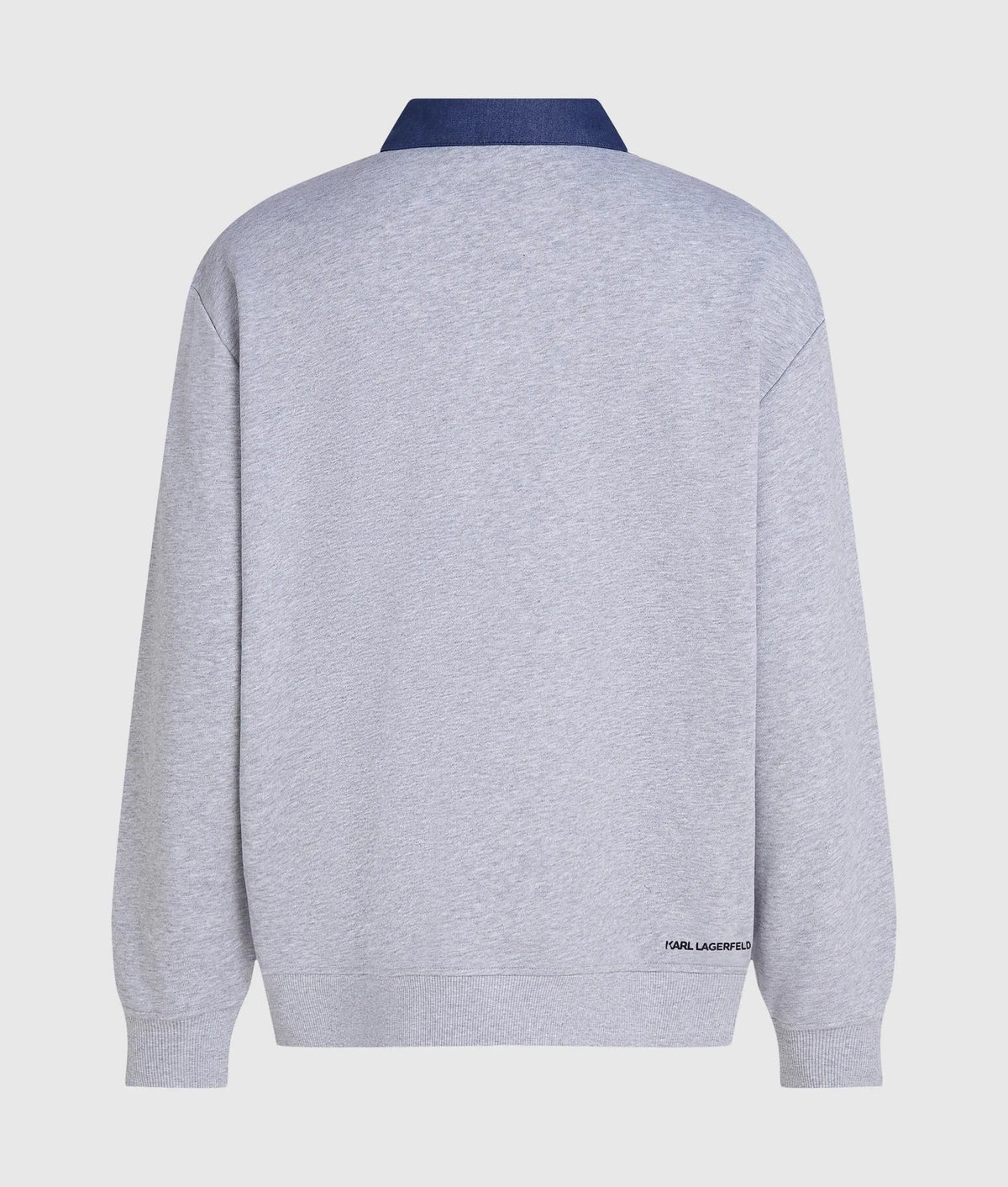 Ikon denim detail sweatshirt