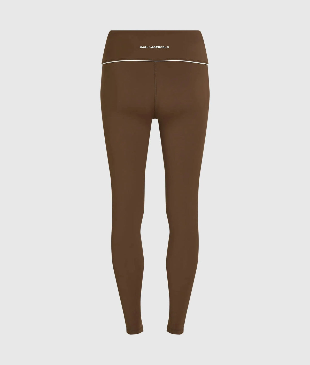 Contrast piping athleisure leggings