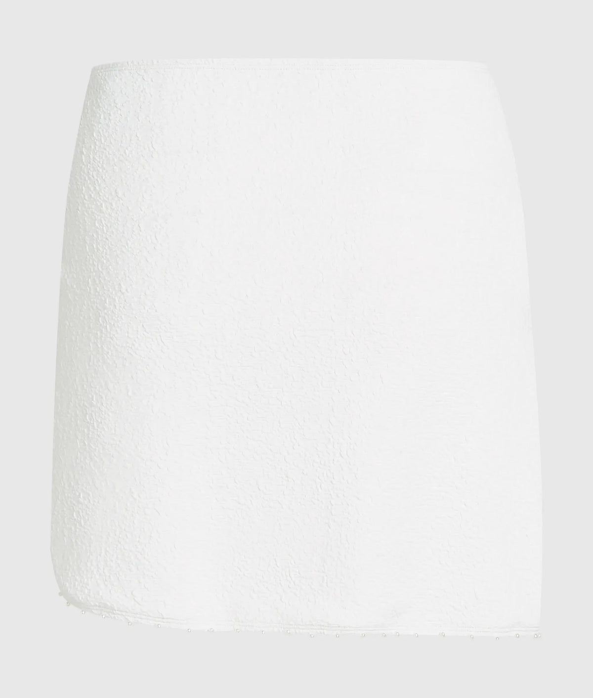 Textured faux-pearl pareo