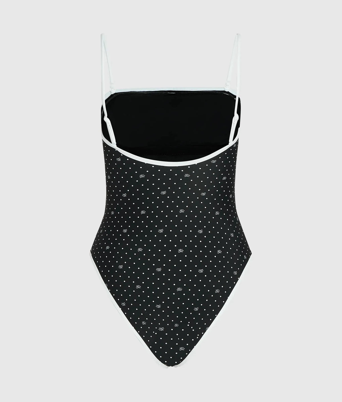 Polka dot cheeky swimsuit