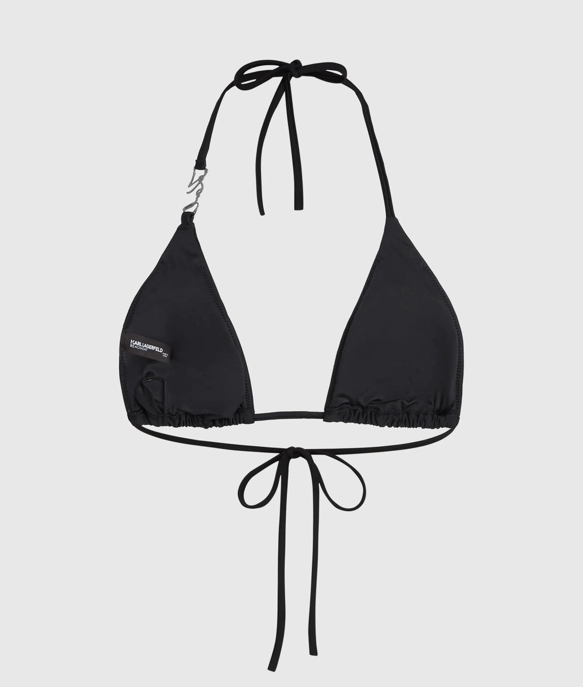 Rhinestone triangle bikini top