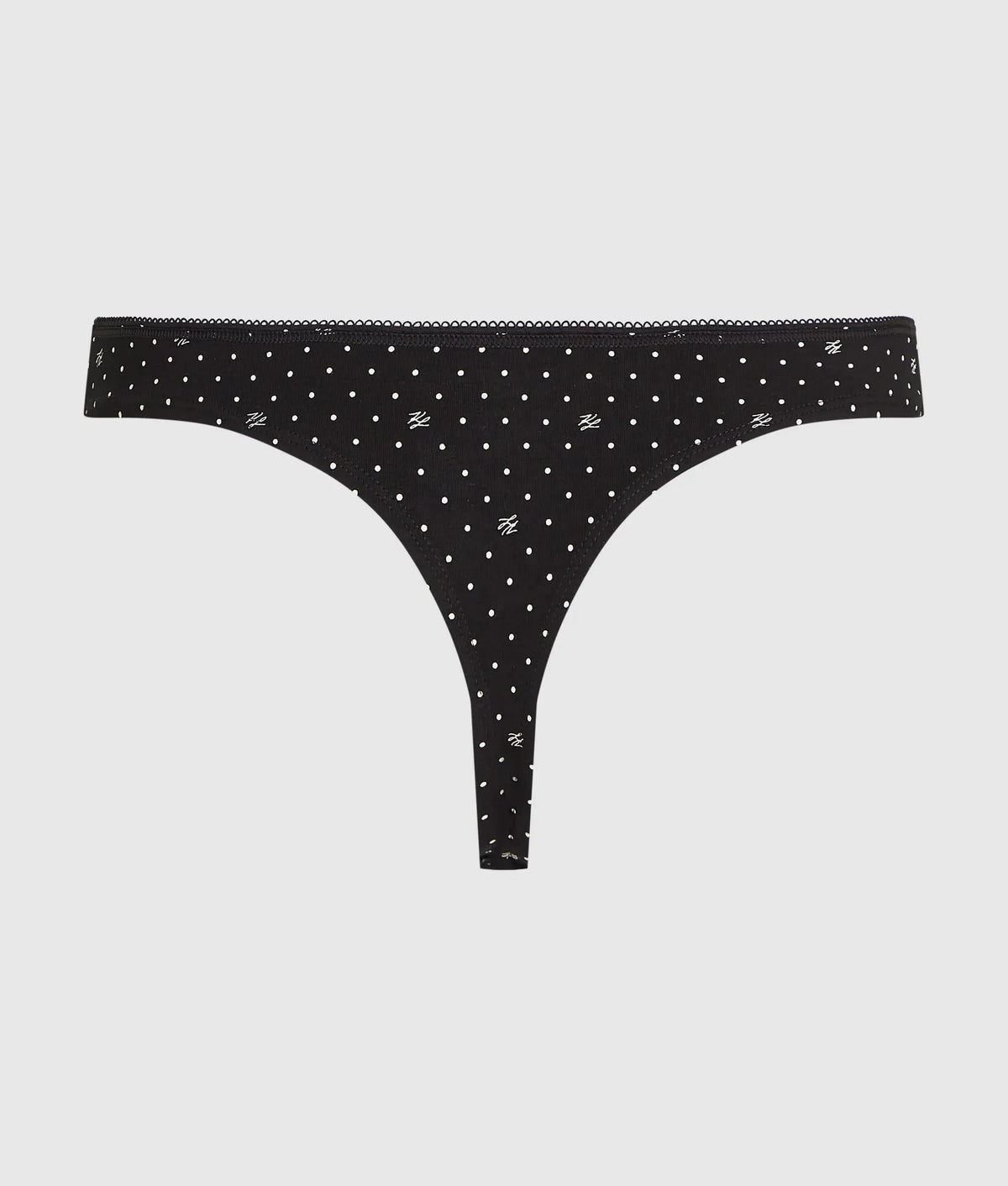 Polka dot print thong – 5-pack