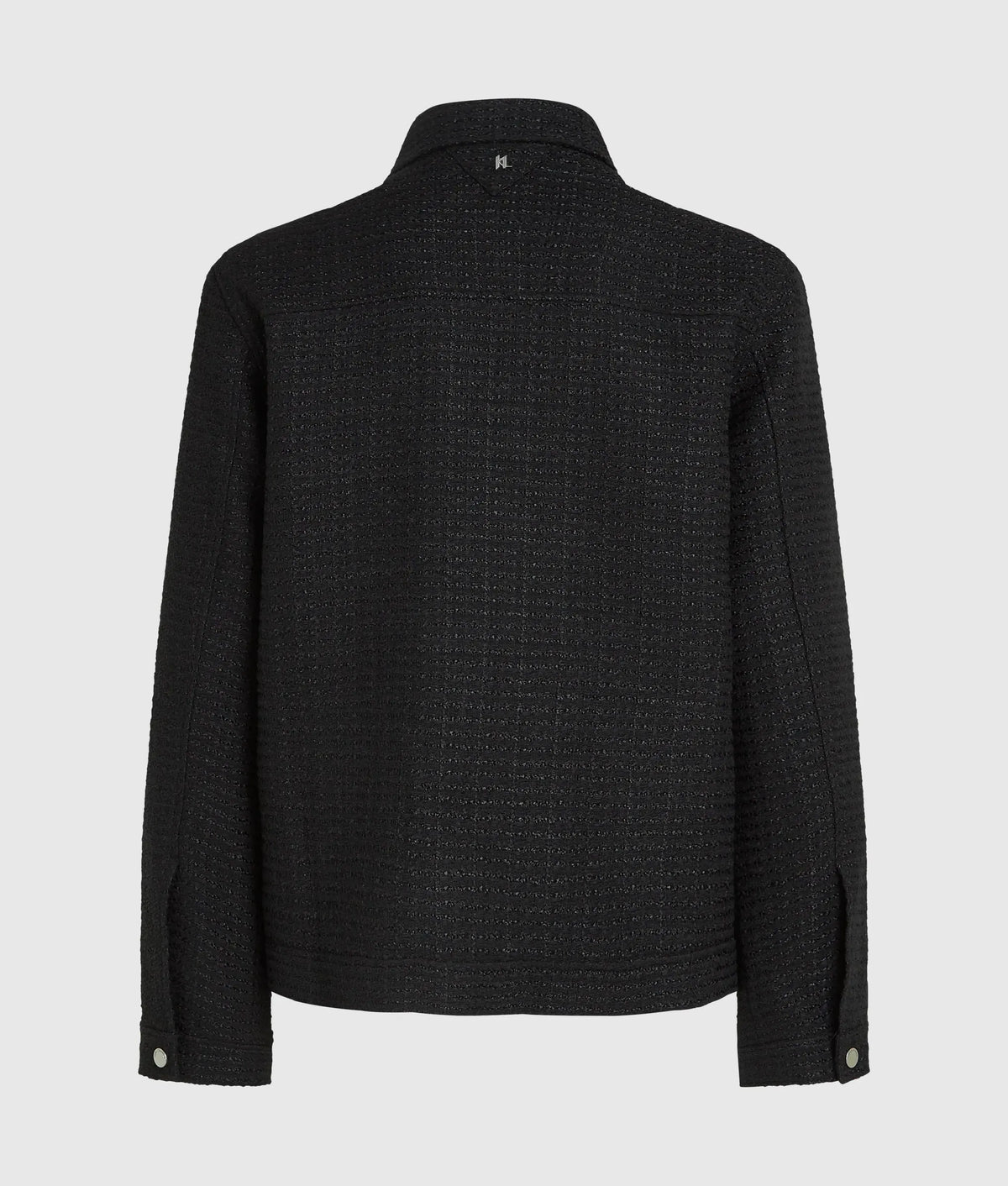 Bouclé zip-up jacket
