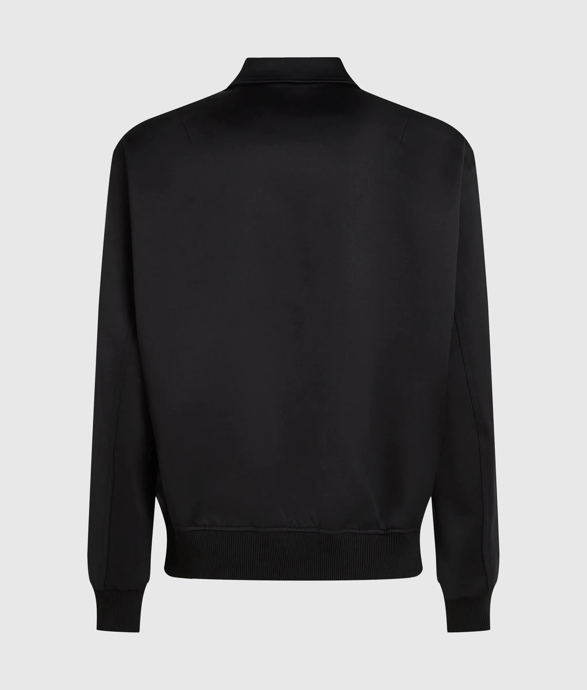 Monogram satin bomber jacket