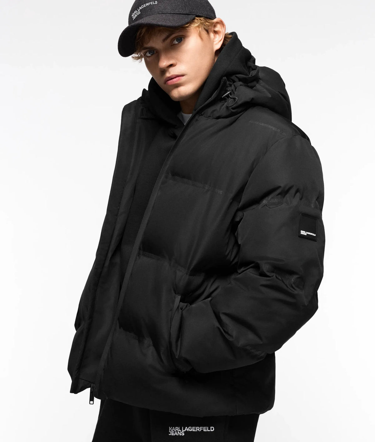 Logo puffer jacket