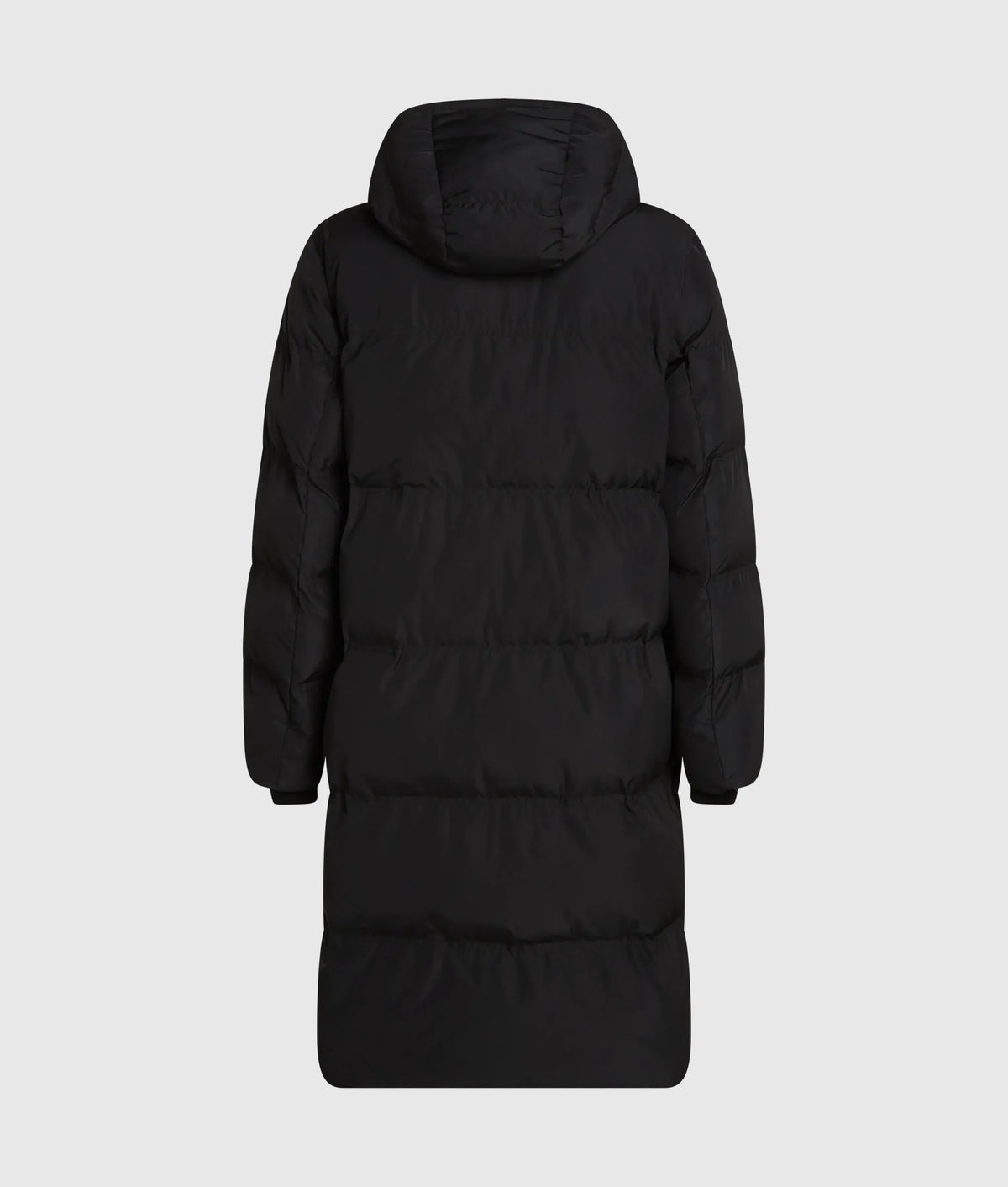 Extra-long puffer jacket