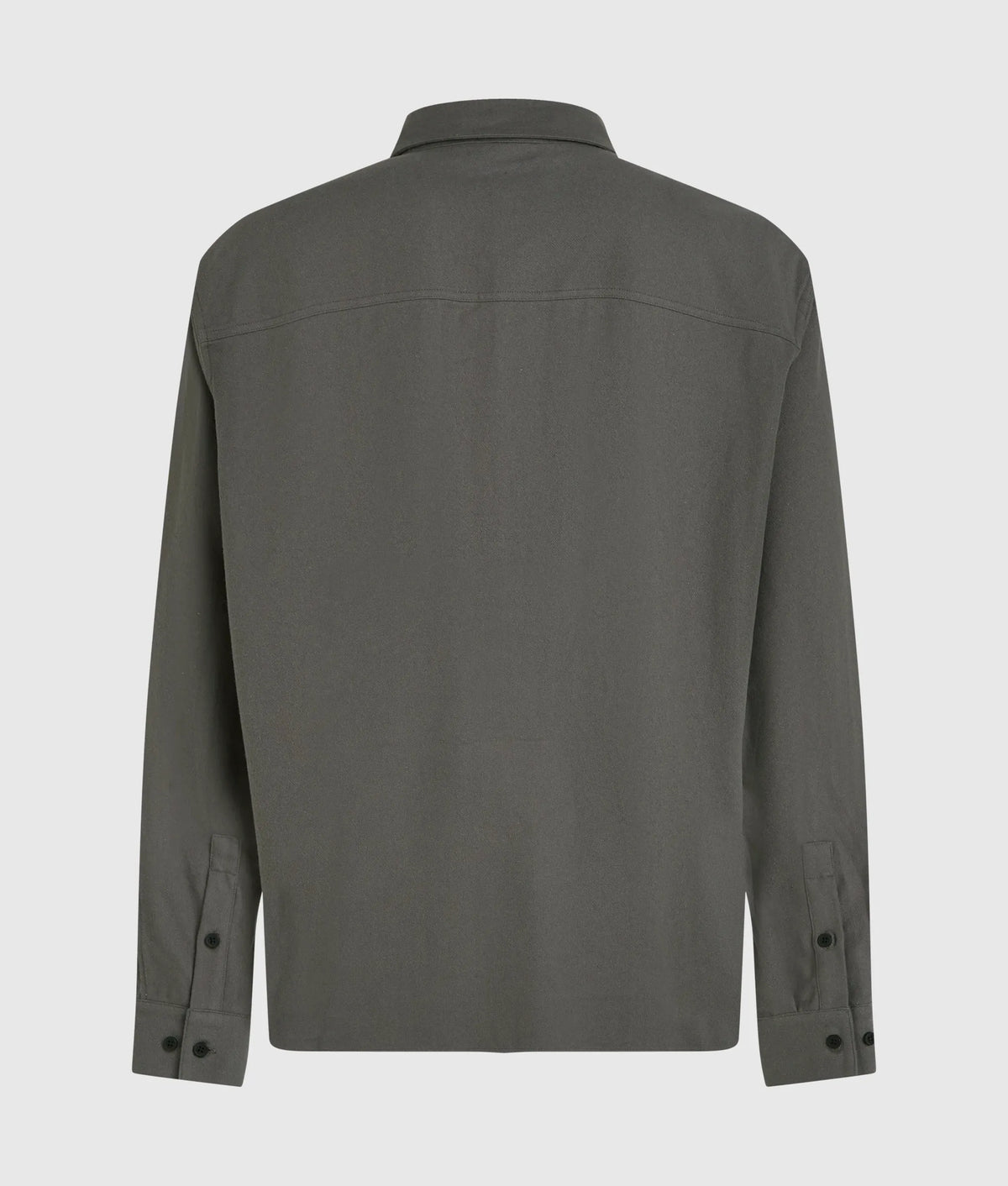 Flannel cotton overshirt