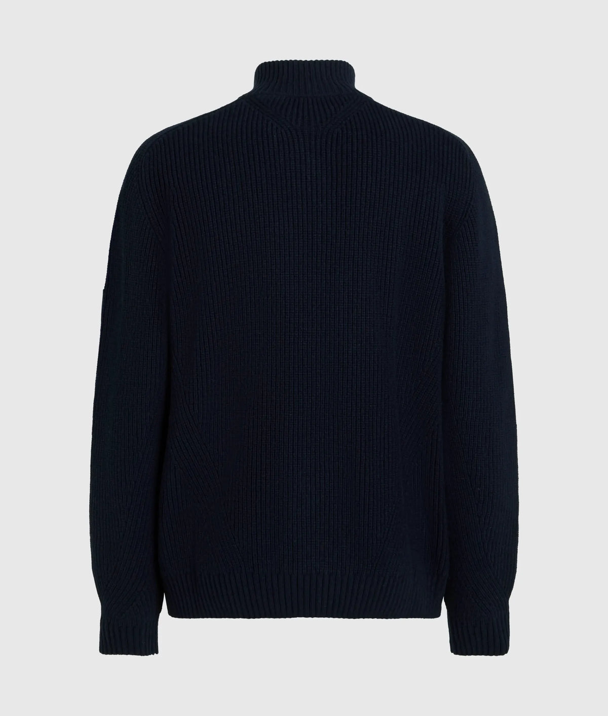 Half-zip box logo sweater