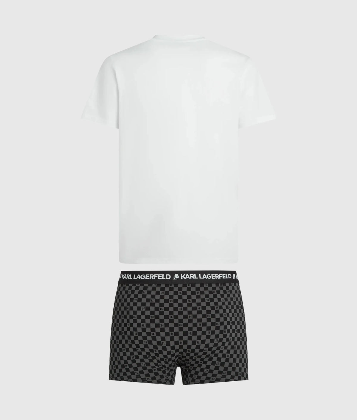 Logo pajama T-shirt and trunks gift set