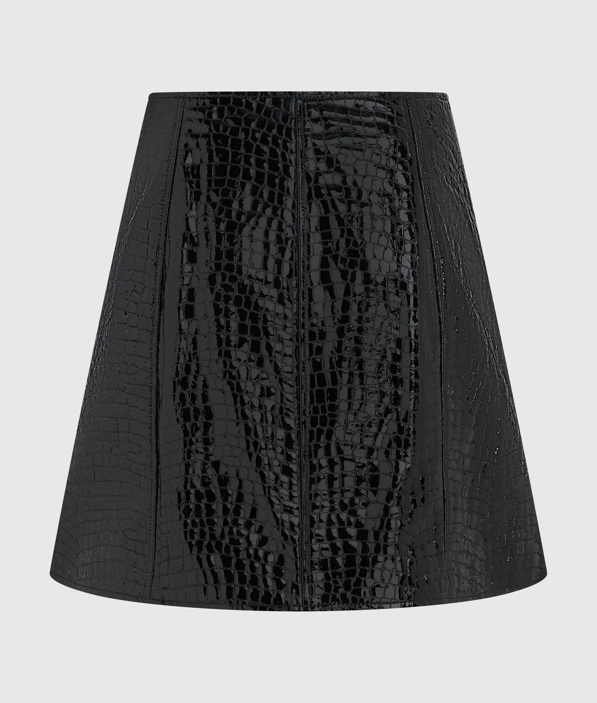 KL Studio croco leather skirt
