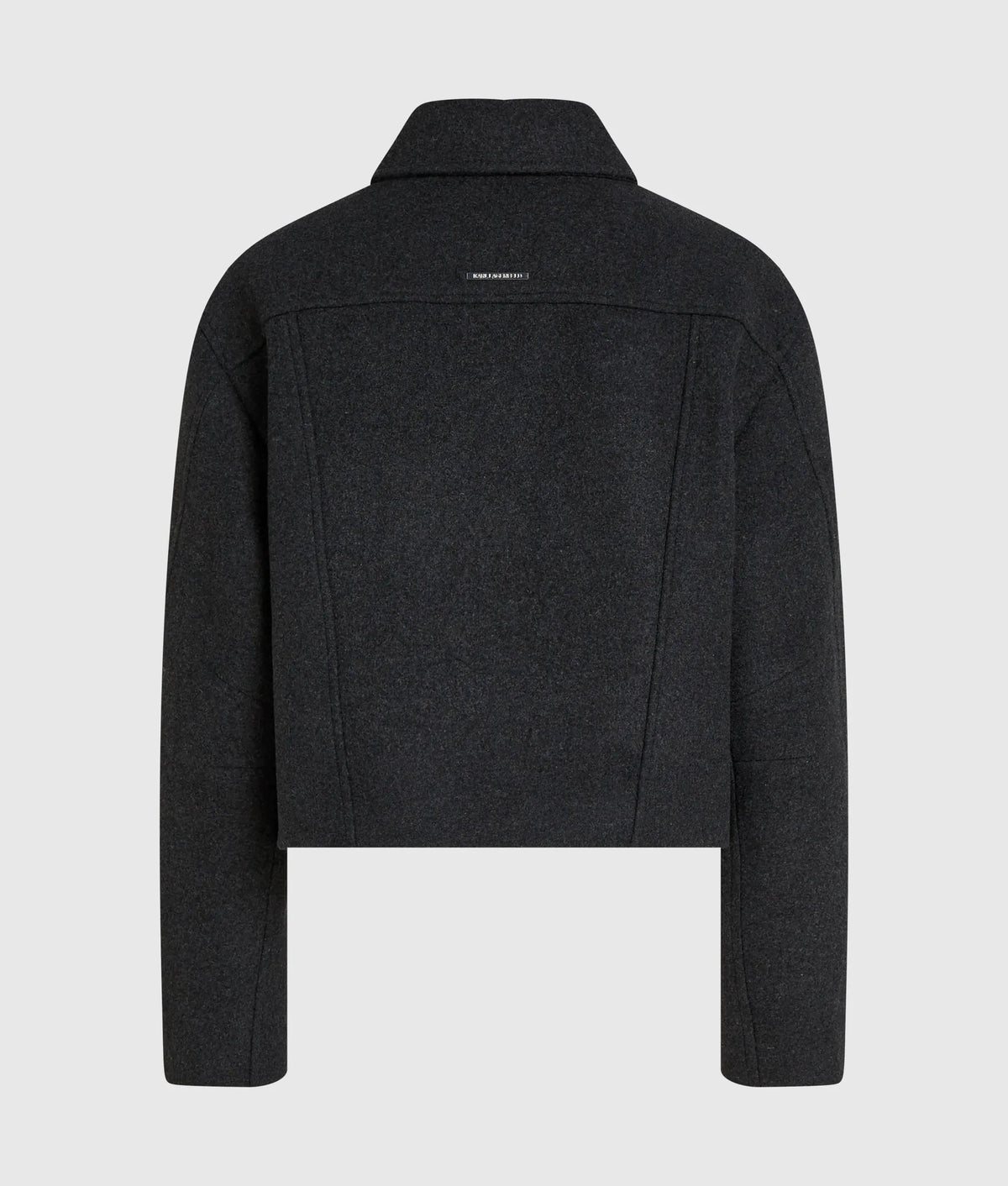 Wool-blend biker jacket