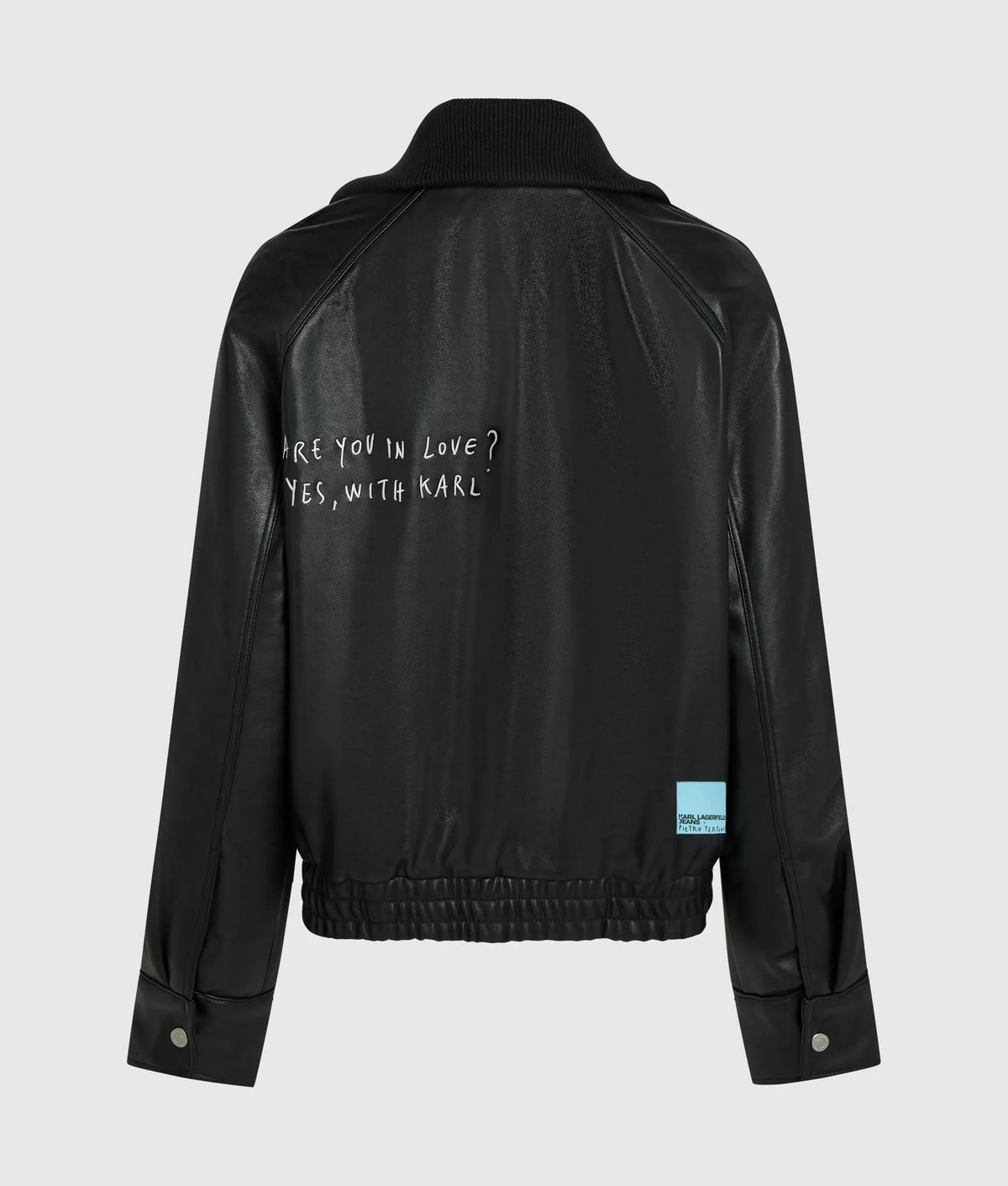 KLJ X Pietro Terzini faux-leather jacket