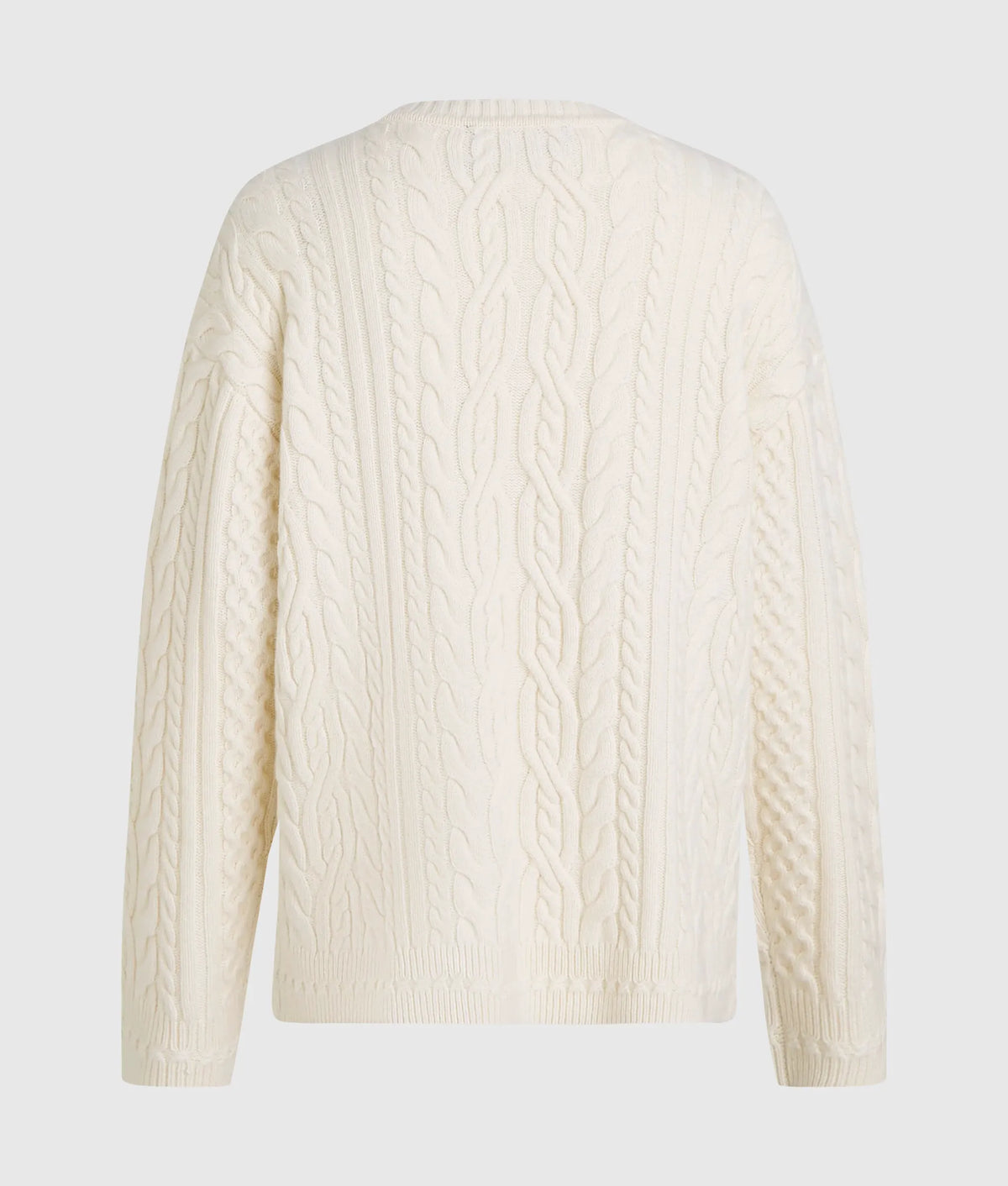 Chunky cable knit sweater