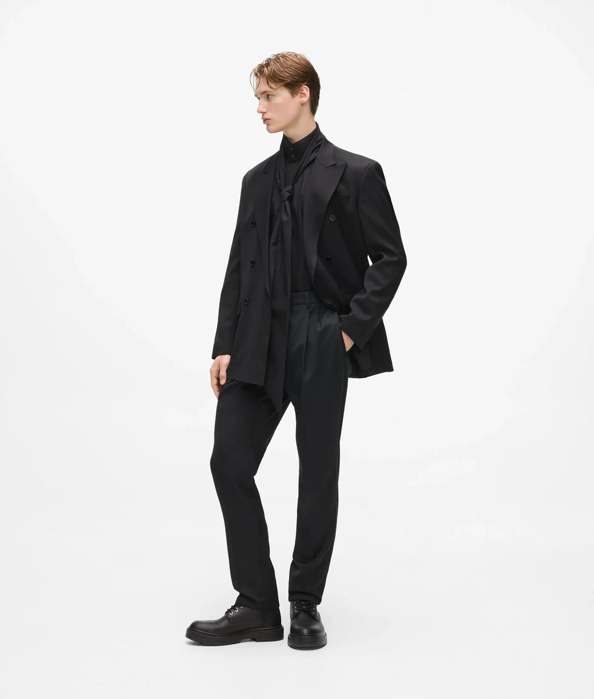 KL Studio regular-fit wool suit pants
