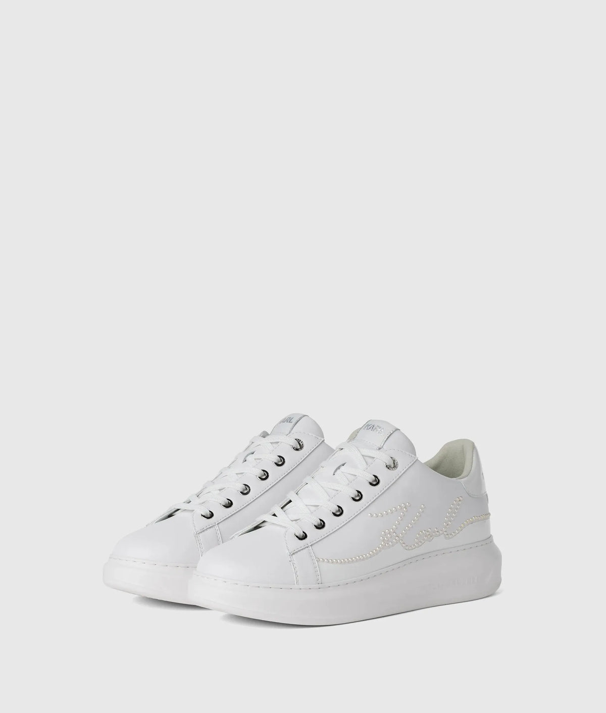 Kapri faux-pearl Signature sneakers