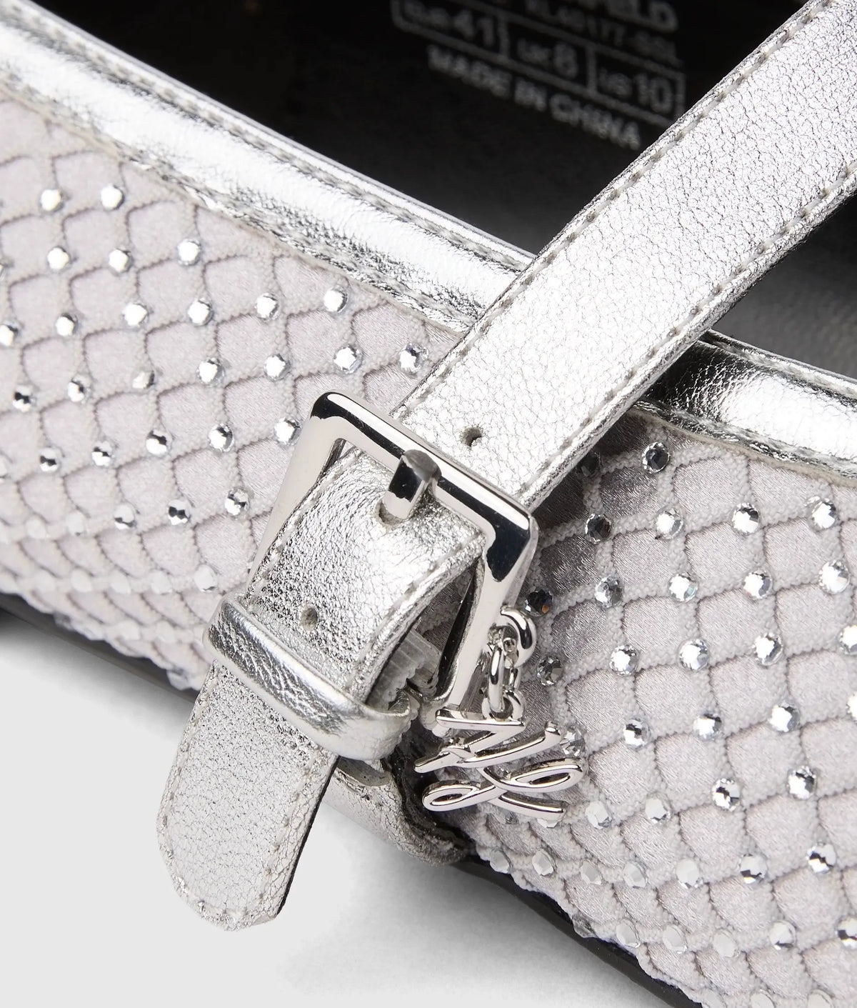 Karo gemstone mesh Mary Janes