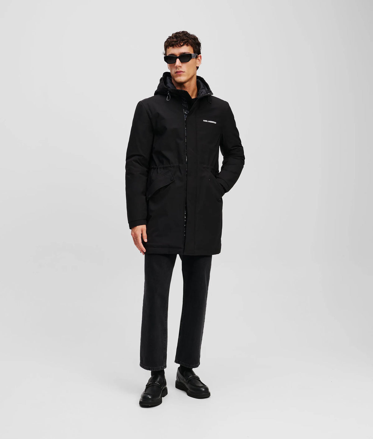 Ultra lightweight hooded parka