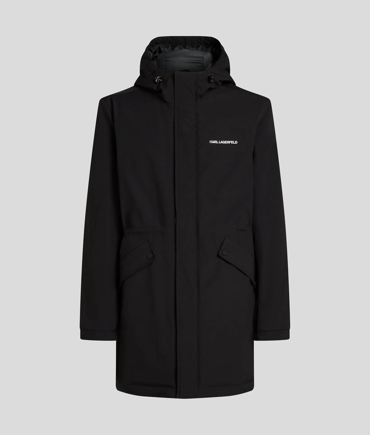 Ultra lightweight hooded parka