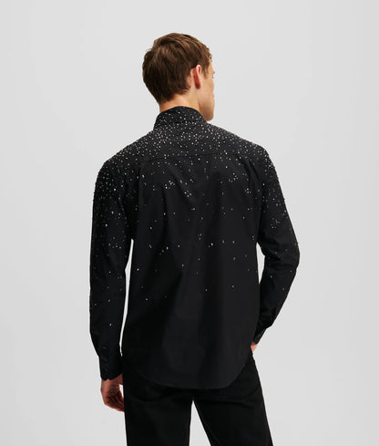 Rhinestone dégradé shirt