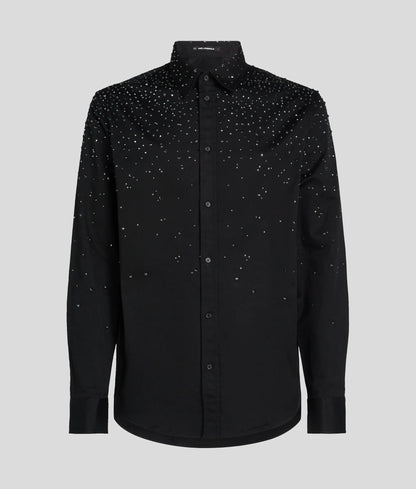 Rhinestone dégradé shirt