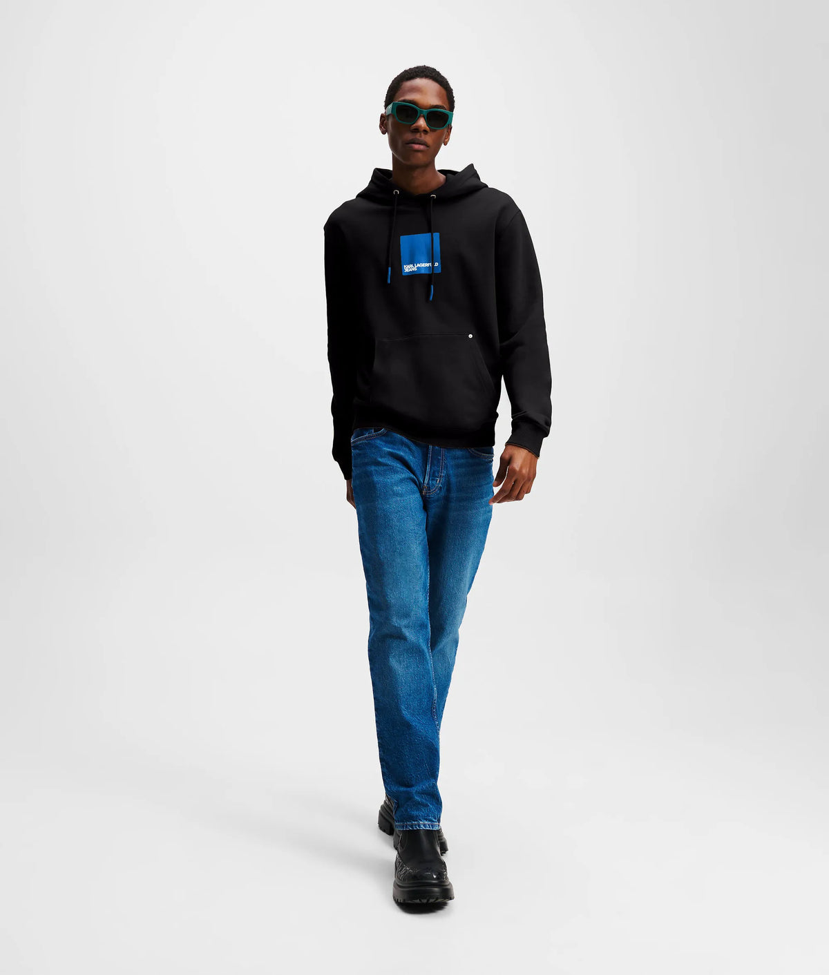 KLJ box logo hoodie