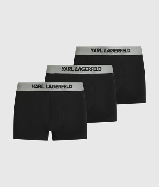Metallic logo trunks – 3-pack