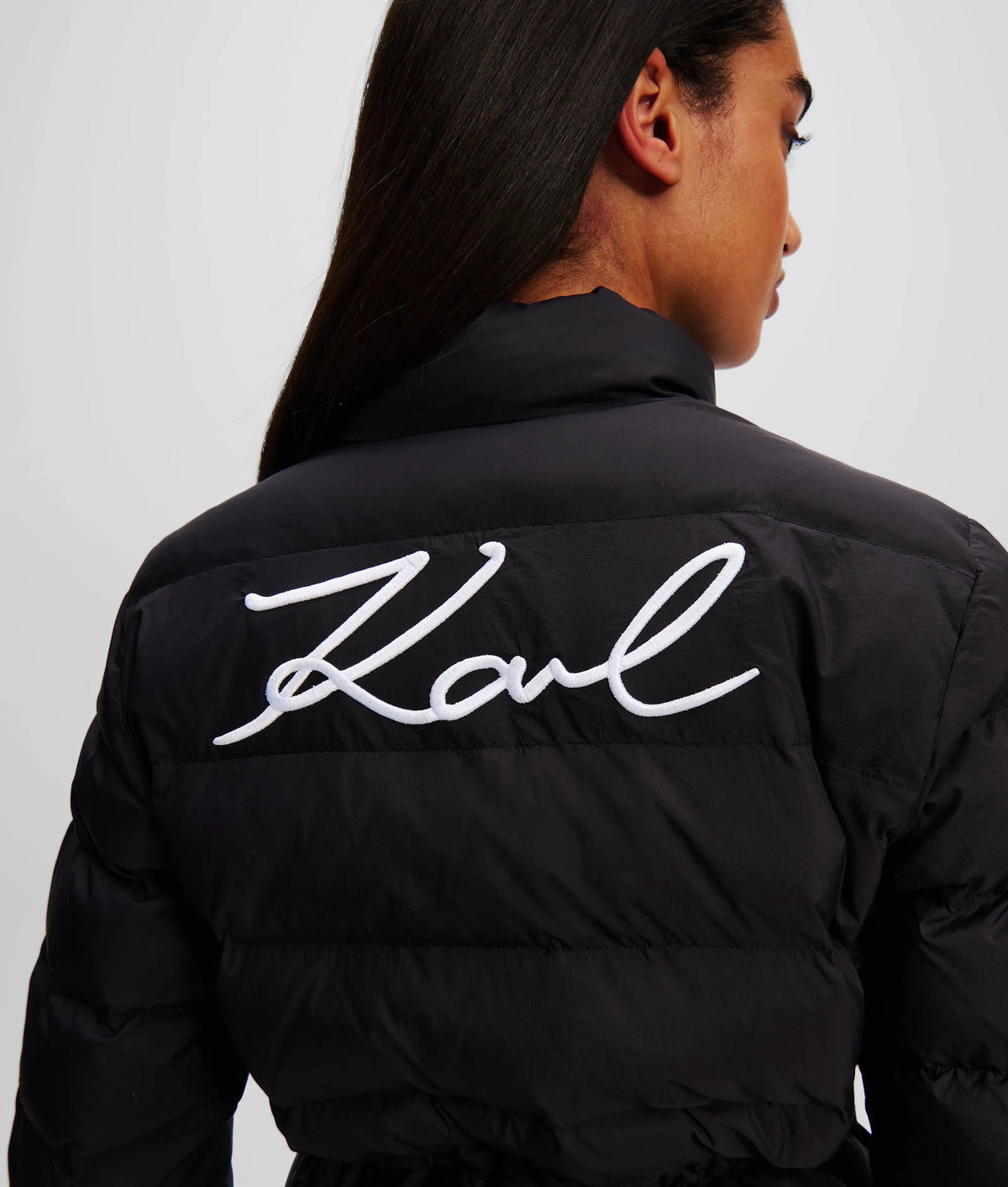 Signature puffer jacket