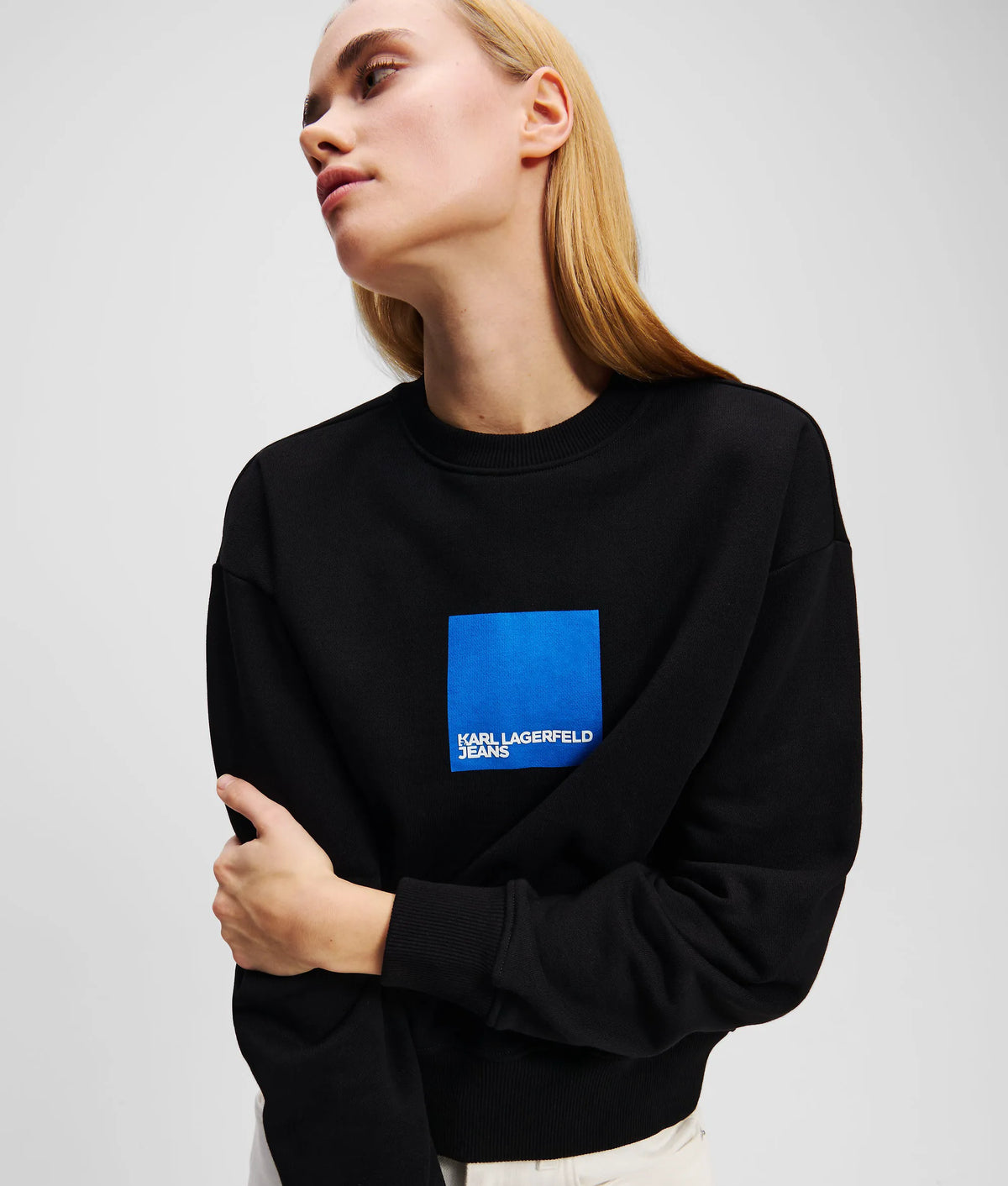 KLJ box logo sweatshirt