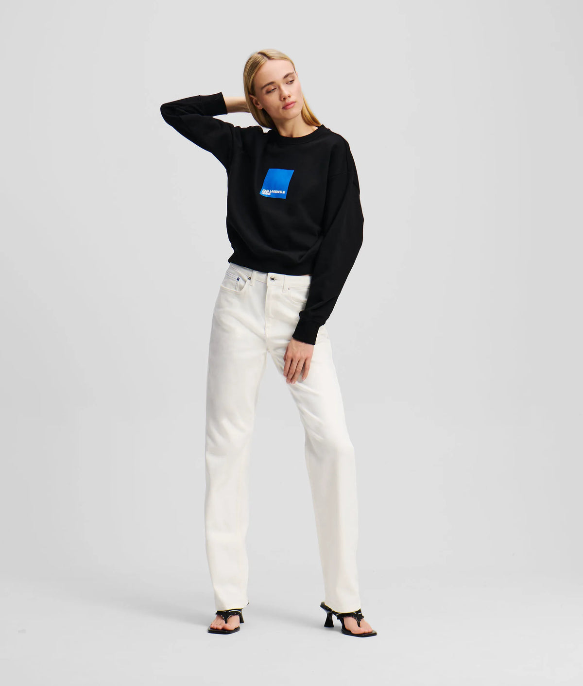 KLJ box logo sweatshirt