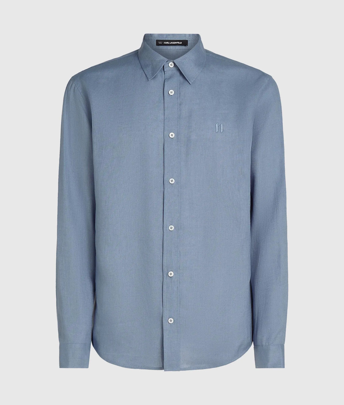 Monogram linen shirt