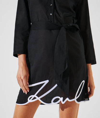 K/Signature beach shirt dress