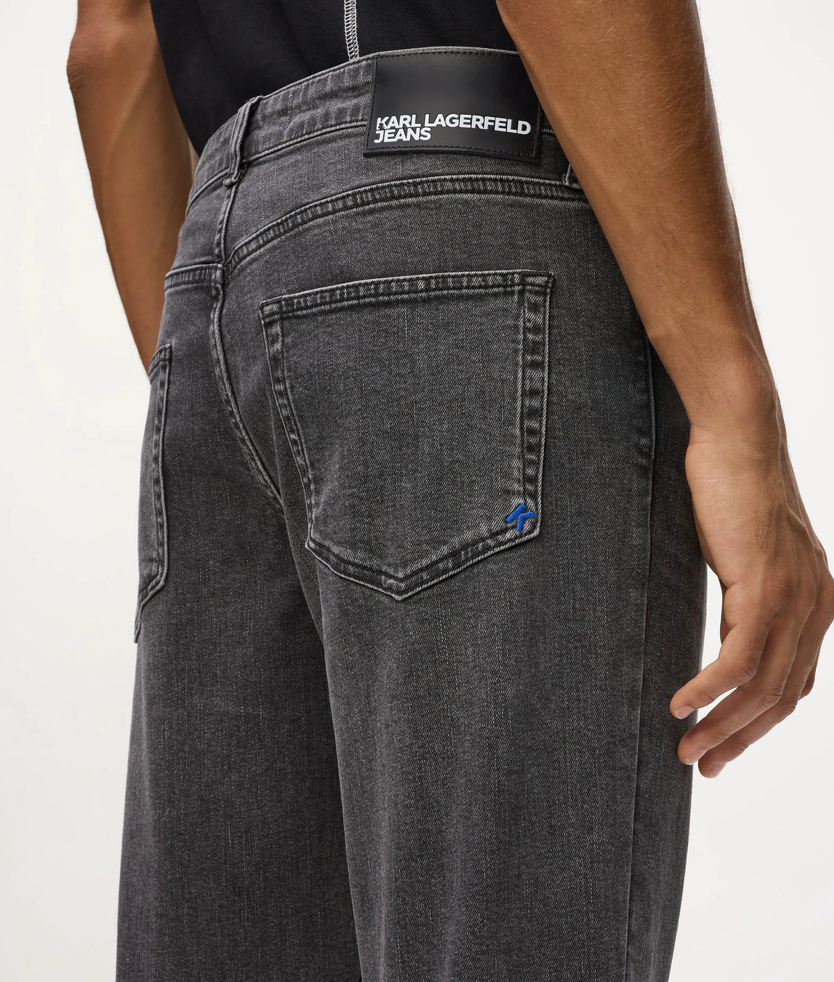 Washed slim jeans