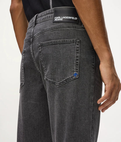 Washed slim jeans