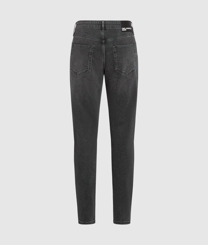 Washed slim jeans