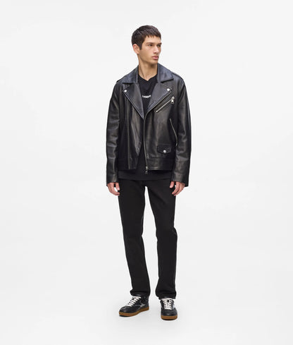 Karl Essential leather jacket