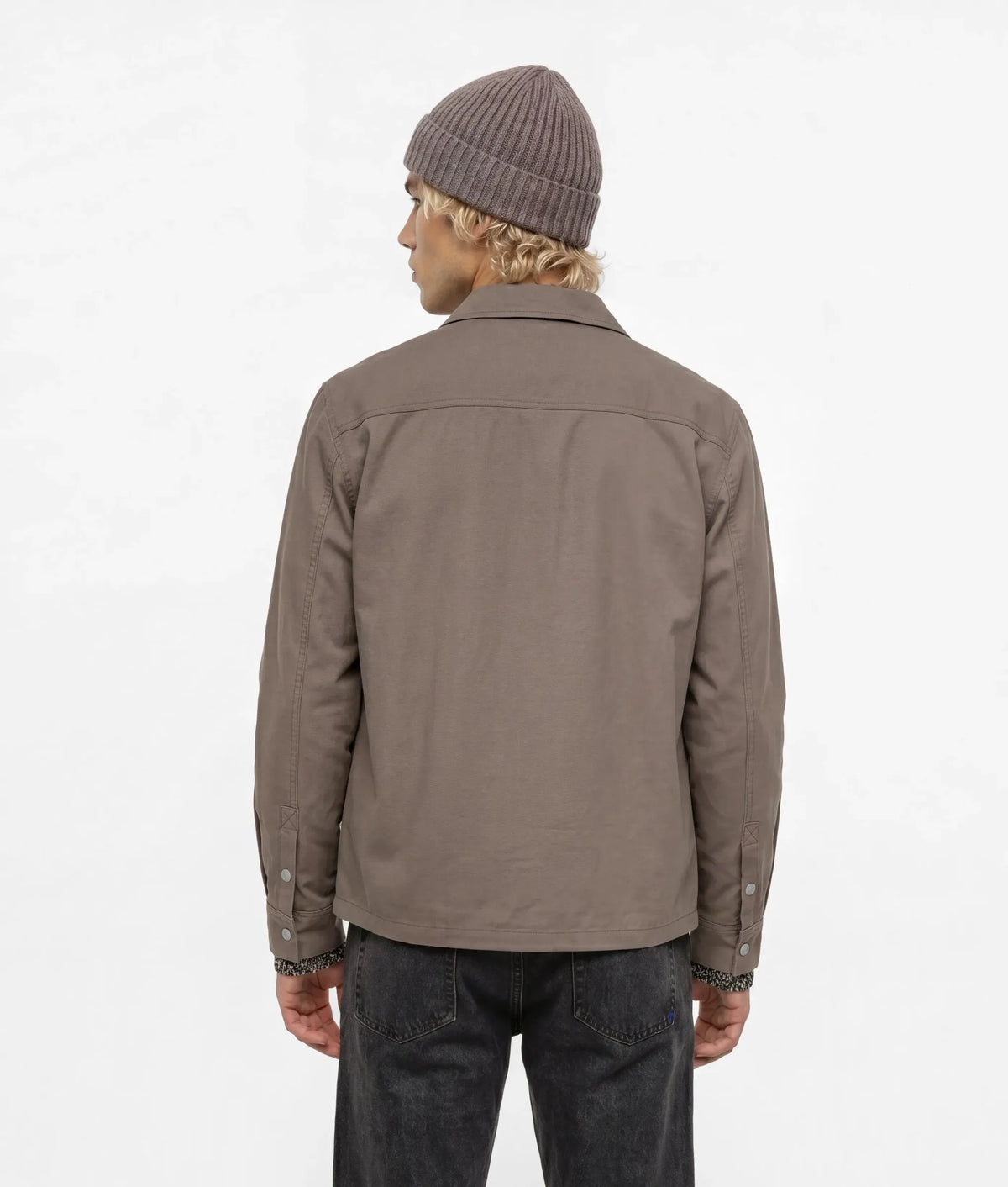 Canvas overshirt jacket