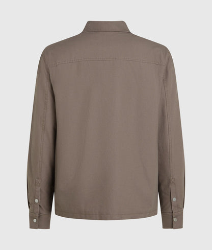 Canvas overshirt jacket