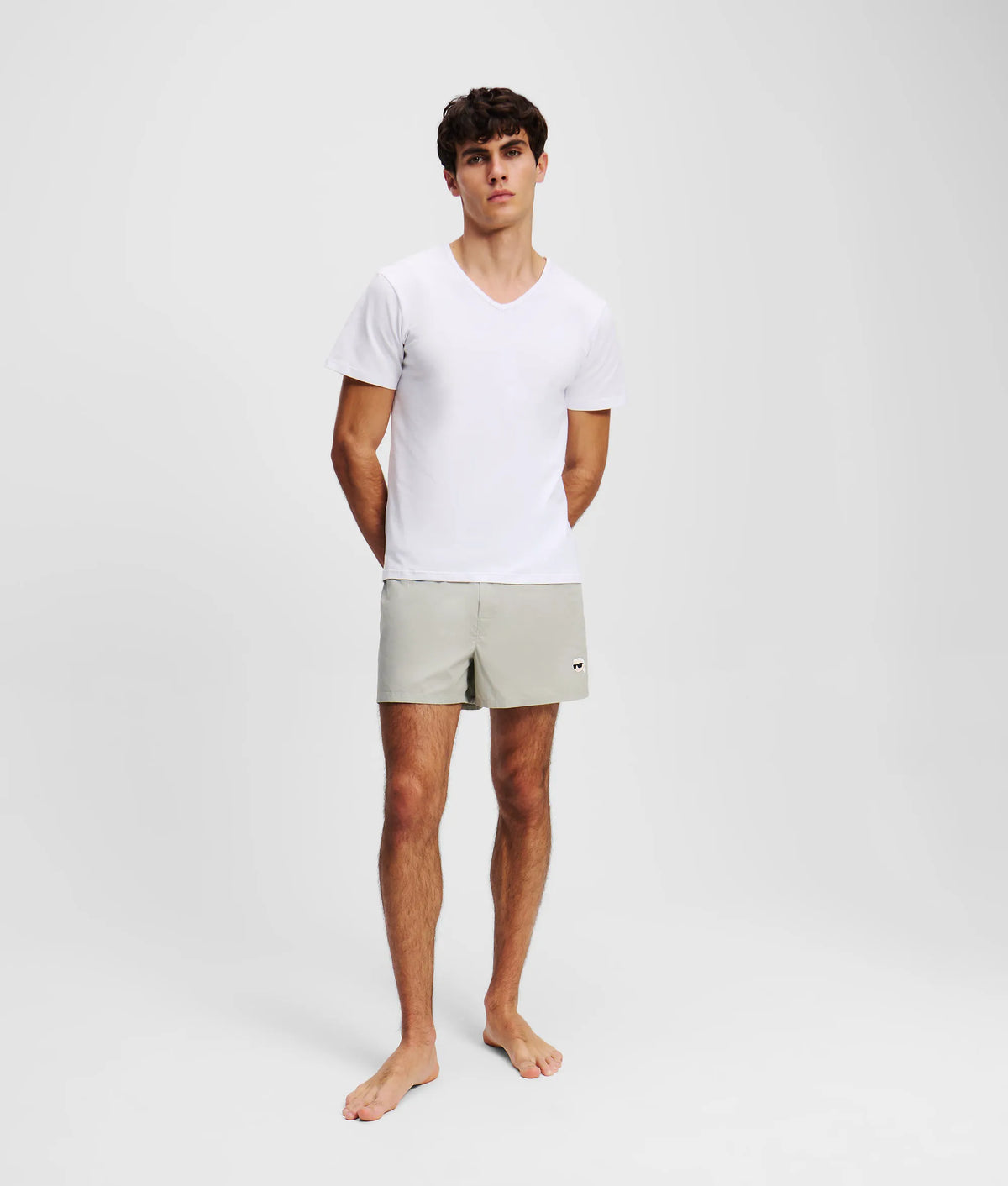 Logo v-neck T-shirt – 2-pack