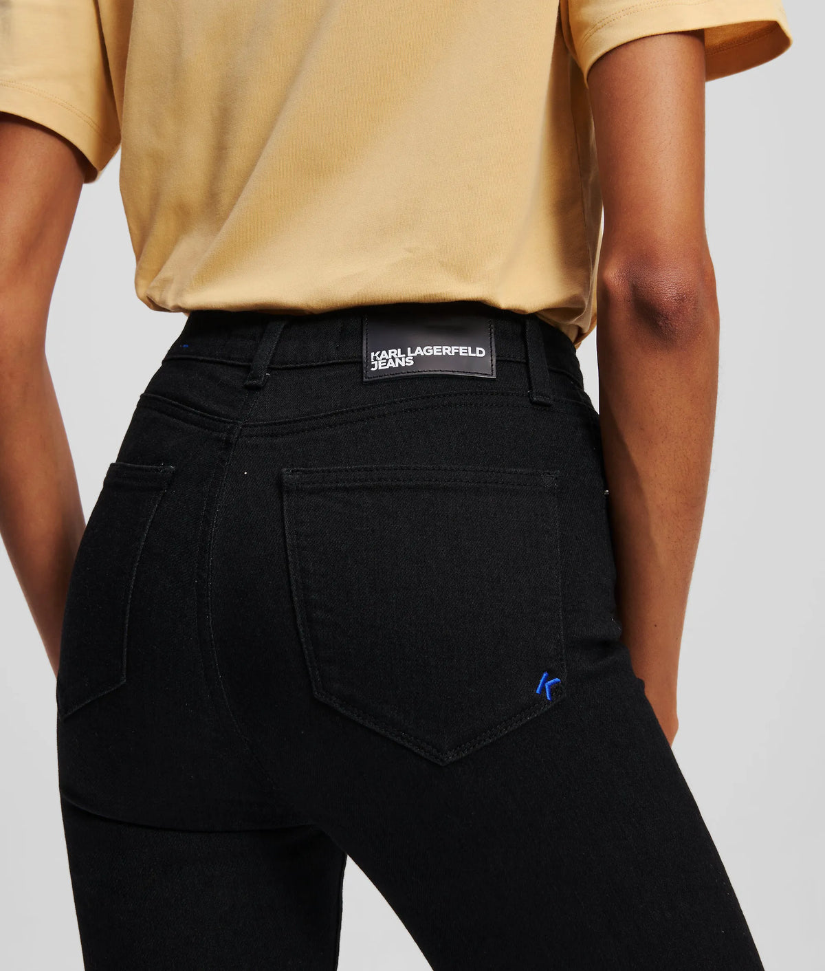 High-rise skinny jeans