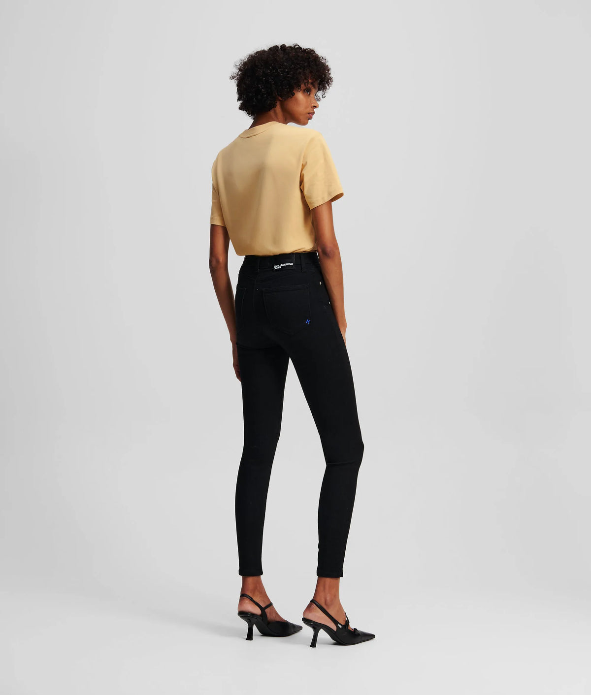 High-rise skinny jeans