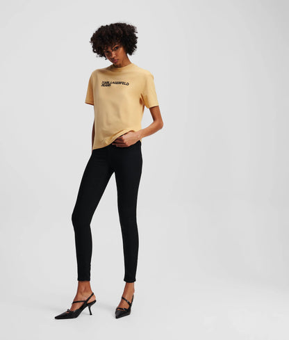High-rise skinny jeans
